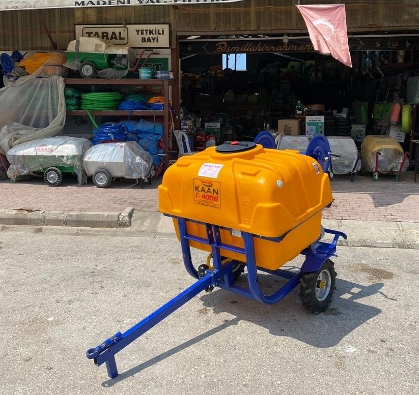 Kaan 400 litre çekilir tip elektrikli ilaçlama makinesi